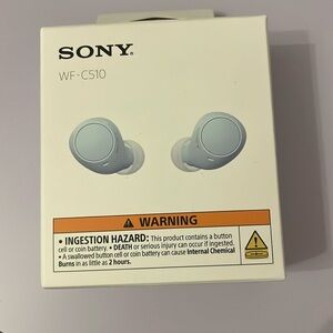 Brand new Sony earbuds light blue WFC510